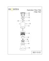 PAGODA * COLGANTE LED  12.5W 4000K BLANCO